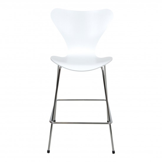 K b Arne Jacobsen Syver barstole hvide CPH Classic